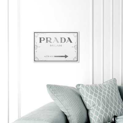 Milan Sign - Textual Art on Canvas