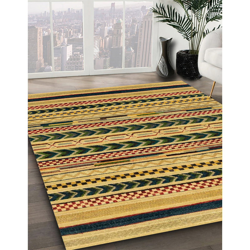 Abstract Indoor Rug, Rectangle 4' x 6'