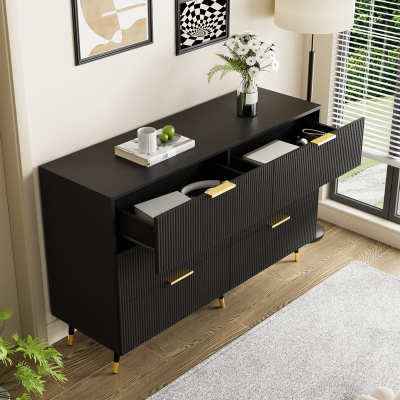 120cm Sideboard, Black