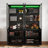 78.7" H 8-Door Glass Display Stand With LED Lighting