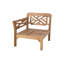Kendrica Outdoor Teak One Arm Lounge Chair-2060398660