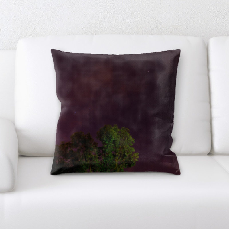 Microsuede Throw Pillow