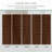 Willow 4 Pieces Towel Set – 100% Combed Cotton, Premium Quality 630 GSM, Chocolate, Ultra-Soft & Highly Absorbent (4 Bath Towels)-828768438-828768430