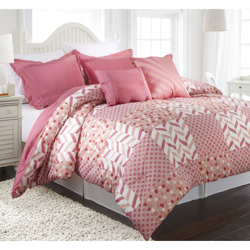 Piper Reversible Comforter Set, Full / Queen
