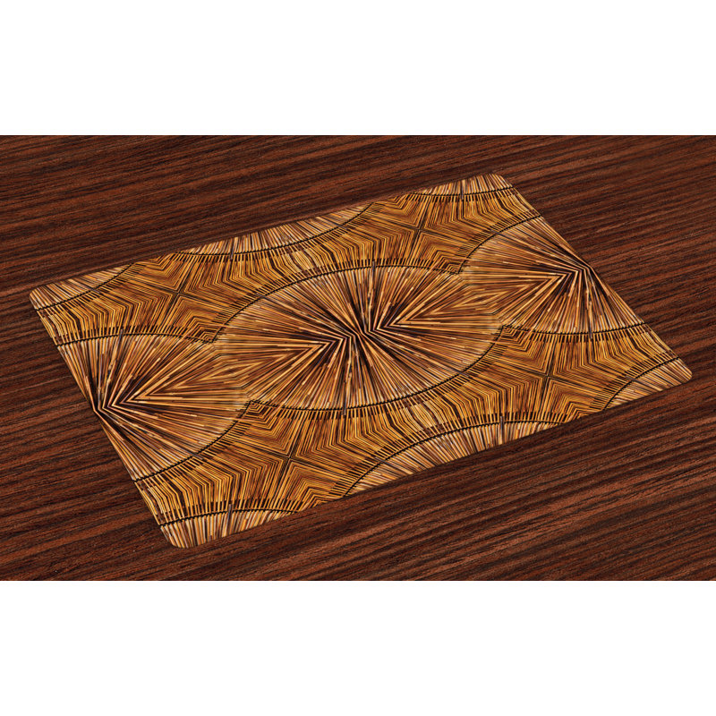 Beedeville Tribal Eastern Bamboo Pattern Placemat