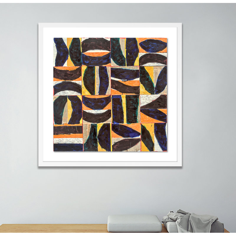 «Le Bete noire» par Brad Ellis, reproduction d'art sur papier encadrée, Blanc, H 30 po x l 40 po x P 2,5 po