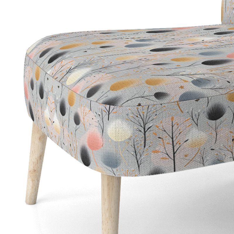 Chaise d'appoint rembourrée Kymaya