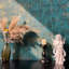 Papier peint texturé en relief non tissé Simon & Siff pour la chambre à coucher et le salon - Conception métallique industrielle vieillie, installation facile, matériau durable et écologique