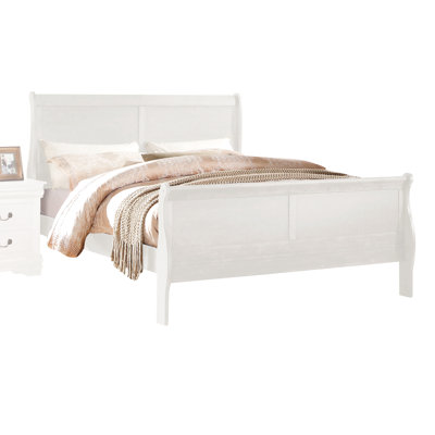 Lit simple blanc - respire la classe avec un tiroir de rangement pratique et une structure en bois avec compartiment en bois massif