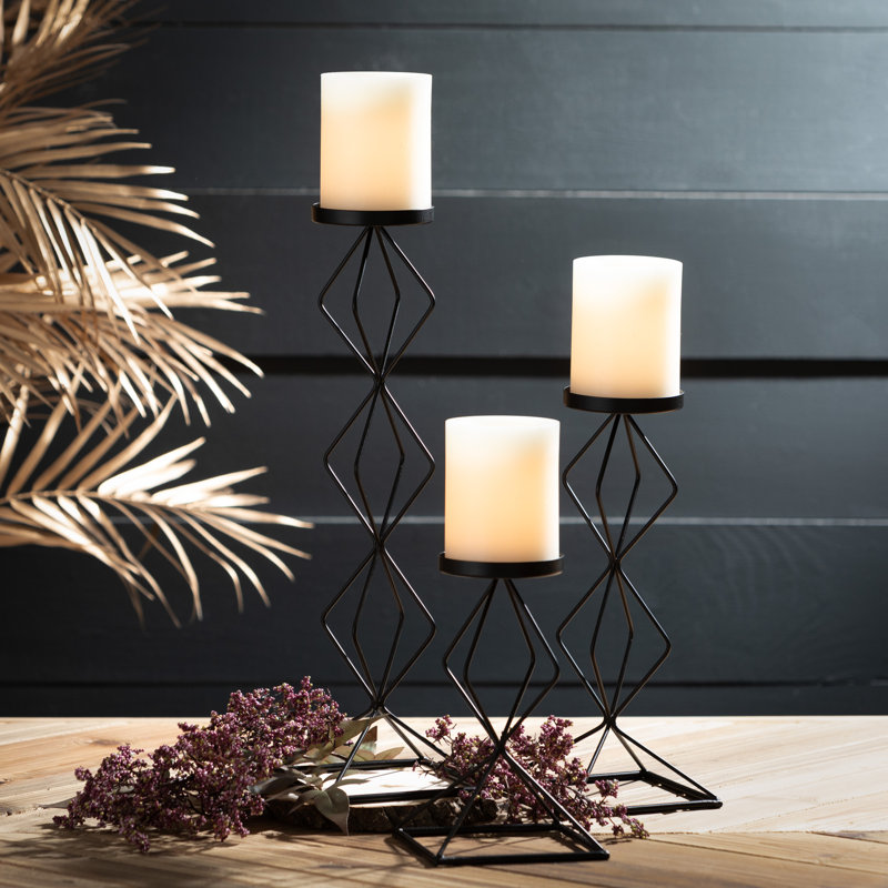 Ensemble de candélabres de table 3 pièces