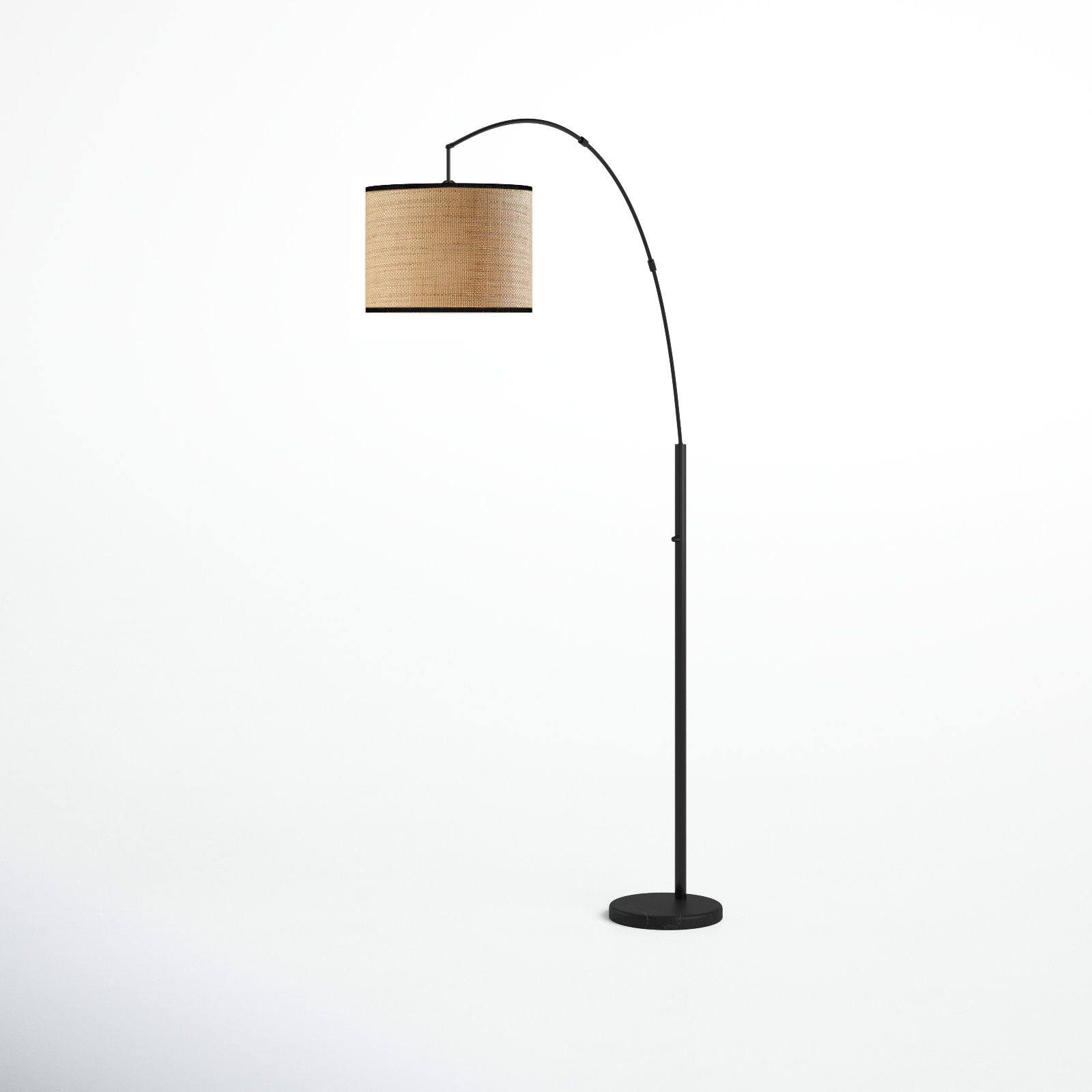 Felice 73.5'' Floor Lamp, Black, Beige