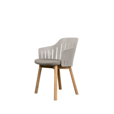 19.29 " H Upholstered Plastic Armchair