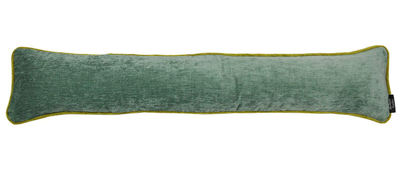 Alston Fabric Draught Excluder, Duck Egg/Lime