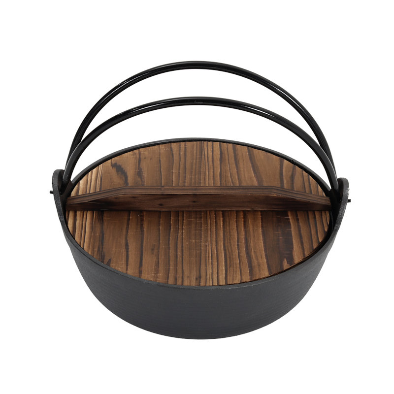 Alpen Home Cast Iron Stock Pot, 29cm