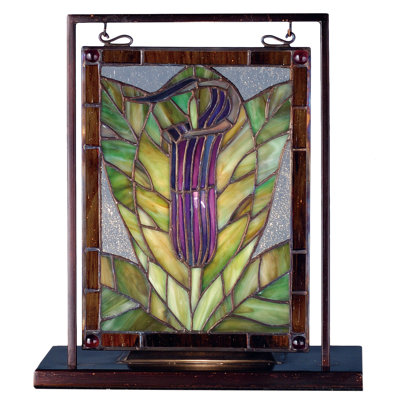 9.5"W X 10.5"H Jack-in-the-Pulpit Lighted Mini Tabletop Window