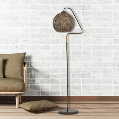 Lampe sur pied arquée 61 po Tennyson