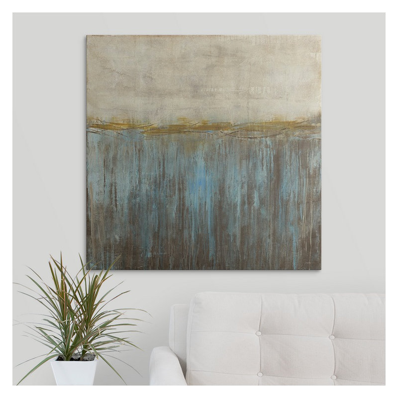 « cool water », reproduction d’art, H 16 po x l 16 po x P 1,5 po, Toile
