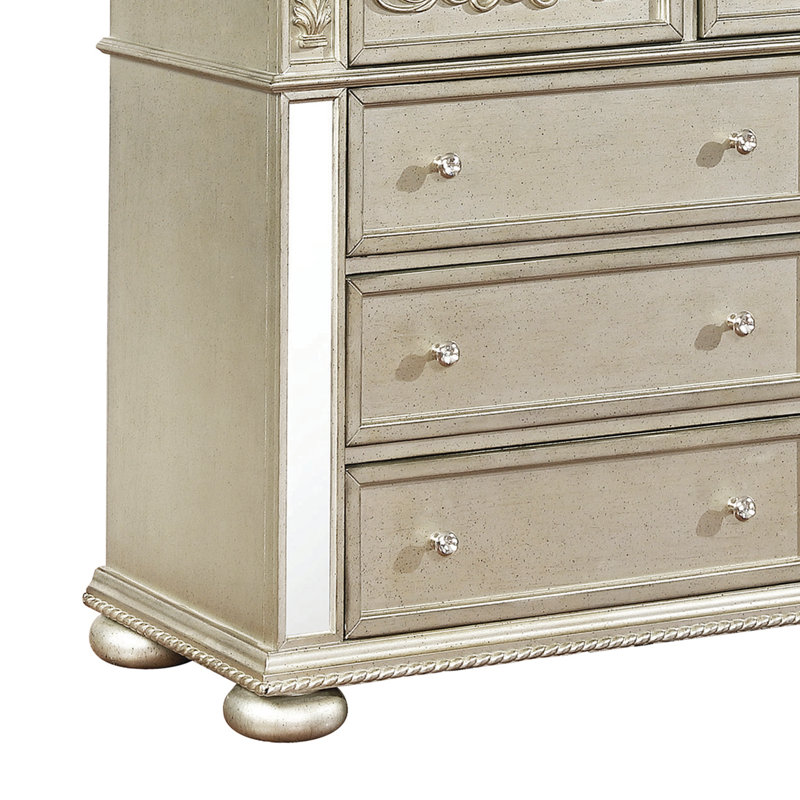 Commode 9 tiroirs avec miroir Berks