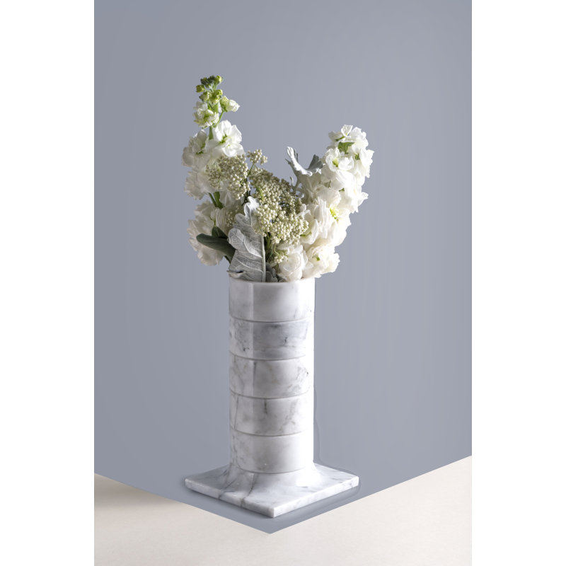 Vase-flamenco Statuario