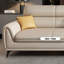 Canapé modulaire kaki en cuir véritable-971122804