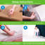 Matelas de 12 pouces en mousse grise avec 560 ressorts ensachés individuellement pour un confort corporel personnalisé et une isolation des mouvements.