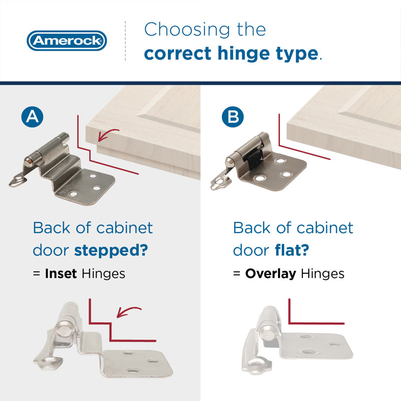 3/8" Double Demountable Self Closing Hinge , Champagne Bronze