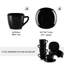 Glass Espresso Cup and Saucer