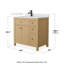 Pendry 36" Freestanding Single Bathroom Vanity with Top-1674089215-1830697894-1830697895