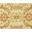 Hand Knotted Wool Oriental Area Rug in Gold