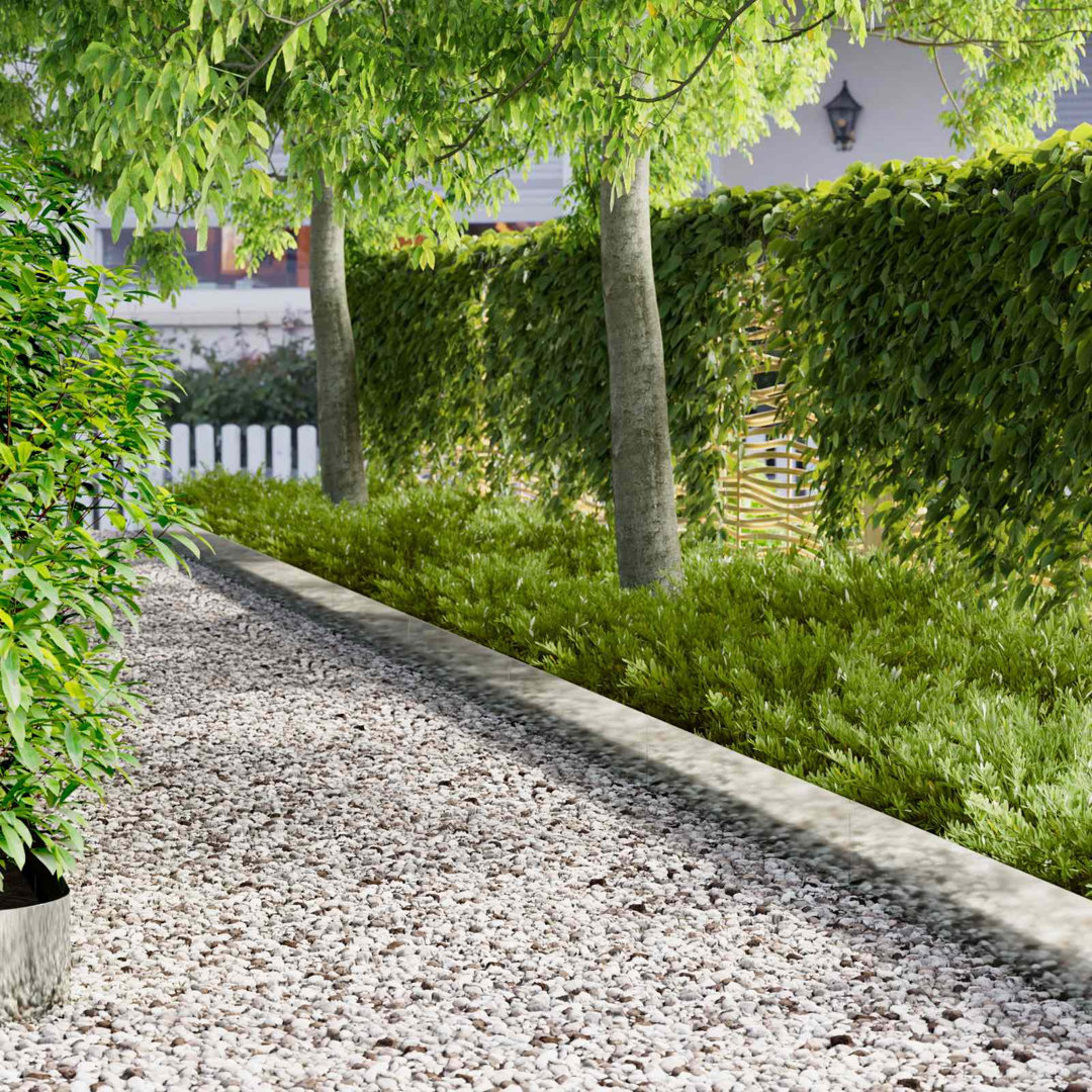 20cm H x 103cm W Metal Lawn Edging