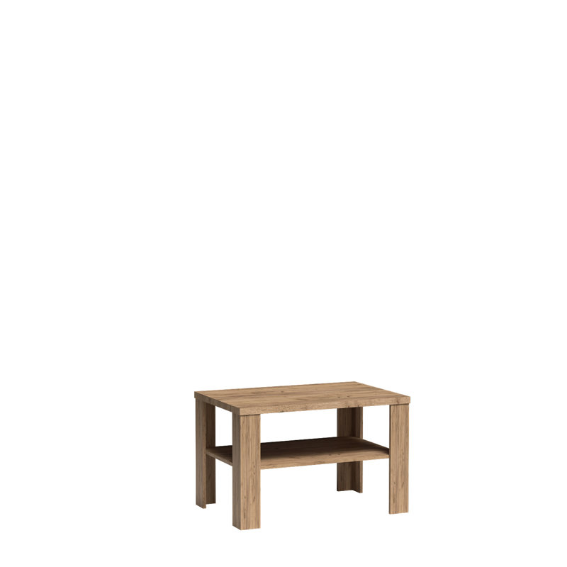 Four Leg Coffee Table with Storage, 59cm H x 90cm L x 60cm W