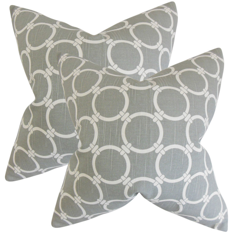 Square Pillow Cover & Insert, Ash