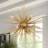 Chisem 9 - Light Gold Sputnik Pendant