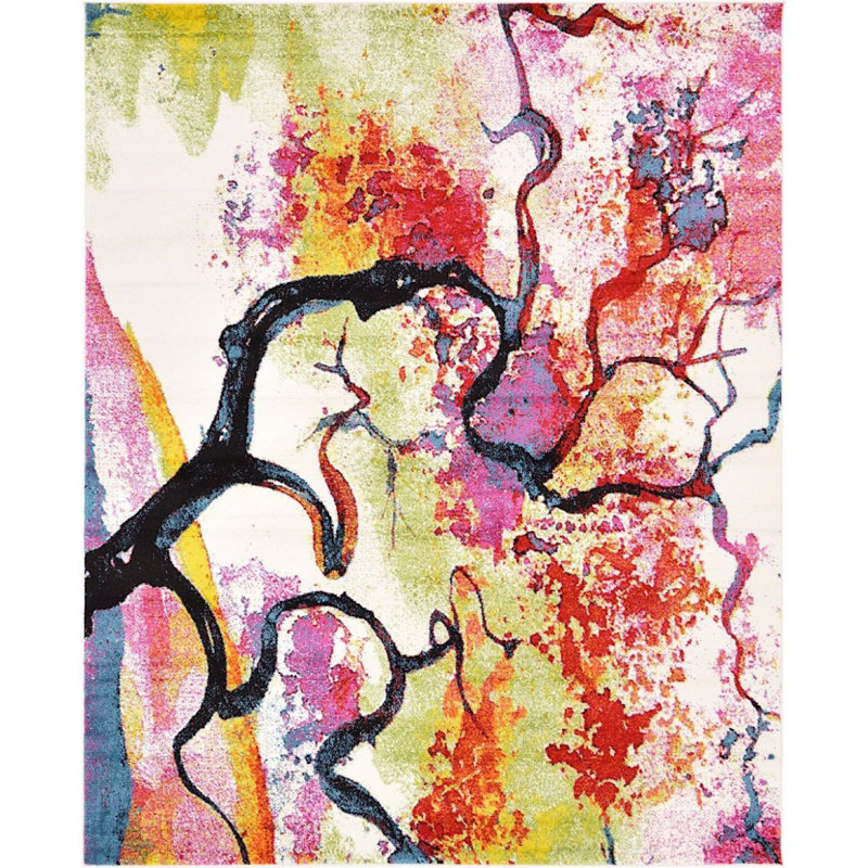 Tanguay Abstract Indoor Rug, Rectangle 8' x 10'