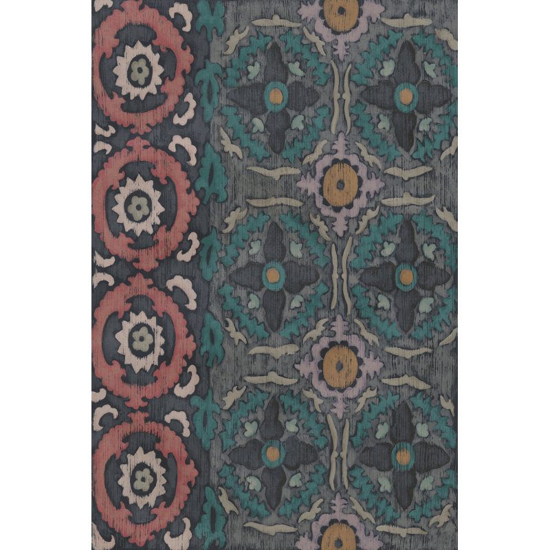 Sarkara Suzani I 1 Piece Wrapped Canvas Painting, 122cm H x 81cm W x 3.8cm D