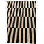 Tapis noir et blanc Orta