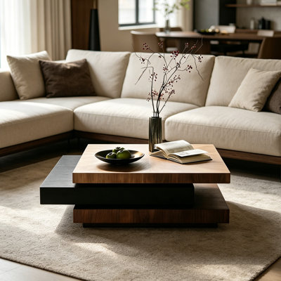 Table basse rotative 360 ° Retro