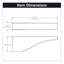Channel Collection Knob - 3" x 1/2 " Cabinet Knob - Contemporary Hardware for Drawers & Cabinets-23117583