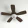 52"  5 - Blade Standard Ceiling Fan with Pull Chain and Light Kit Included