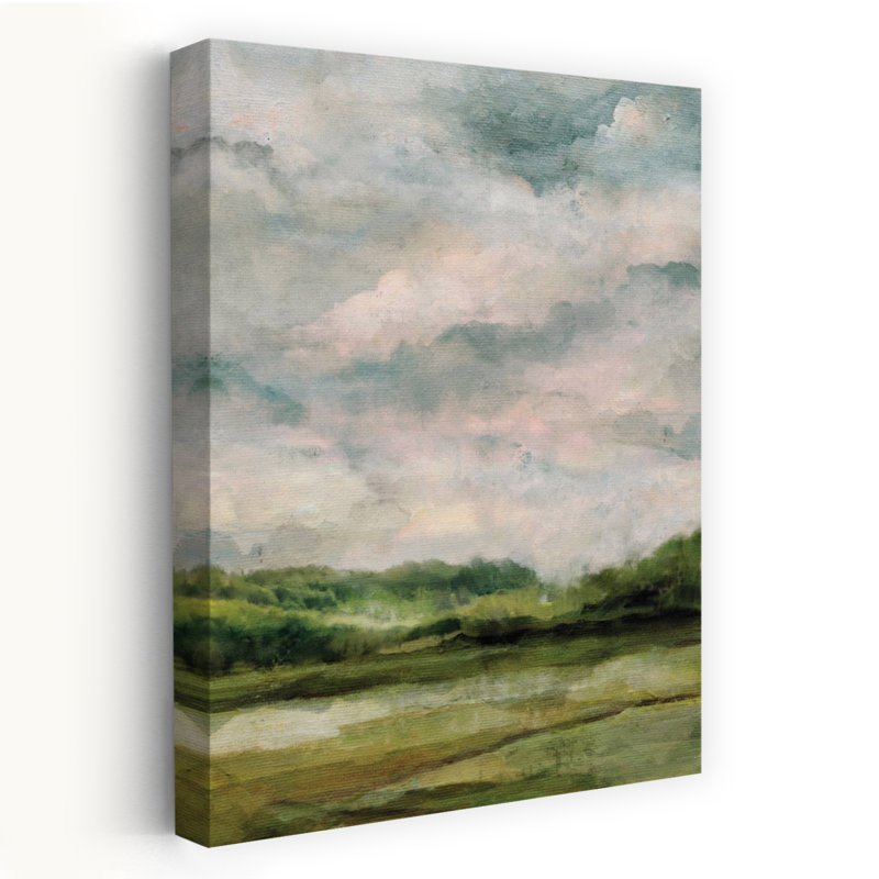 Empyrean - Arbres de paysage contemporains, art du ciel, H 36 po x l 24 po