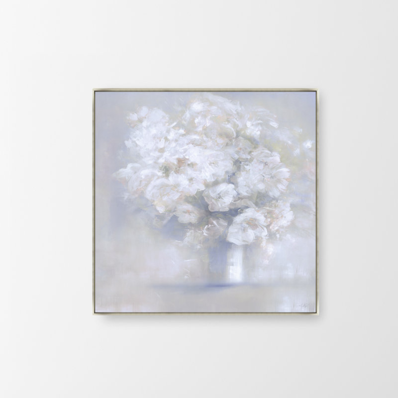 Le vase blanc II par D'Alessandro Leon - peinture sur toile