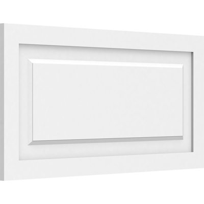 Panneau mural Harrison 3D en blanc