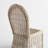 Louella Courbe Whitewash Palm Rattan Curved Dining Chair-100026831