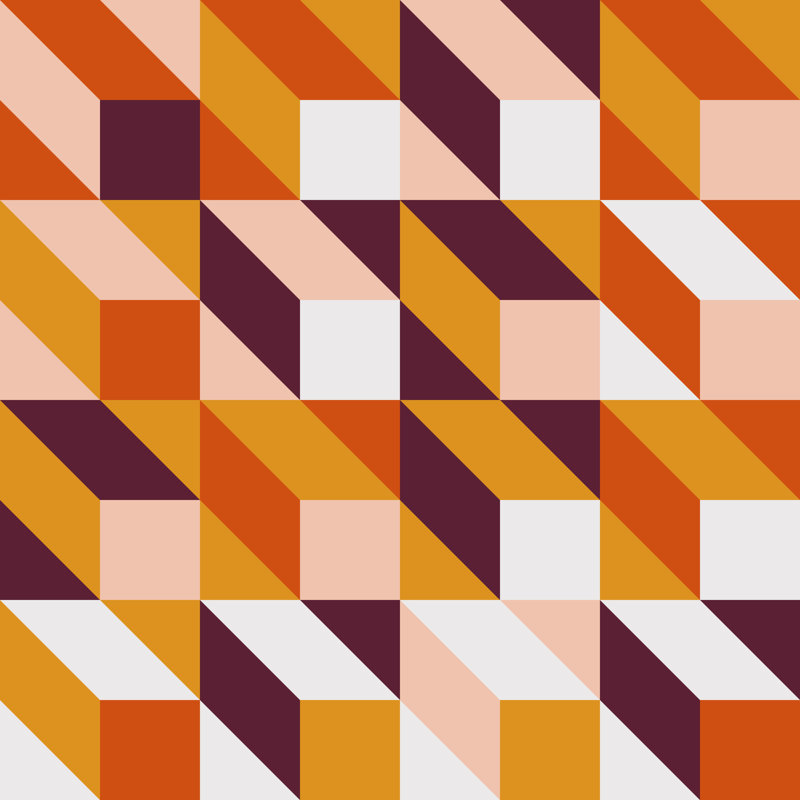 Square Abstract Design by Normform - Wrapped Canvas Print, 76cm H x 76cm W