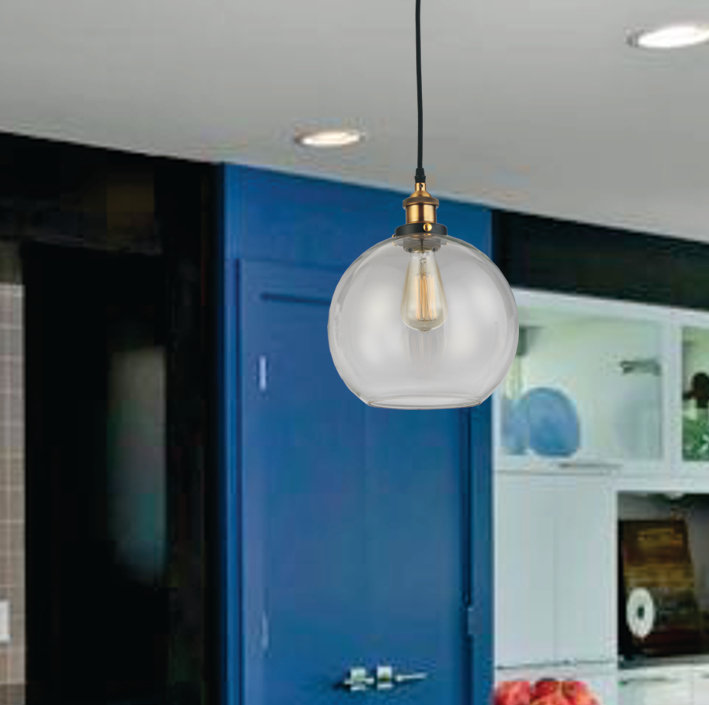 Luminaire sphère suspendu 1 lumières simple