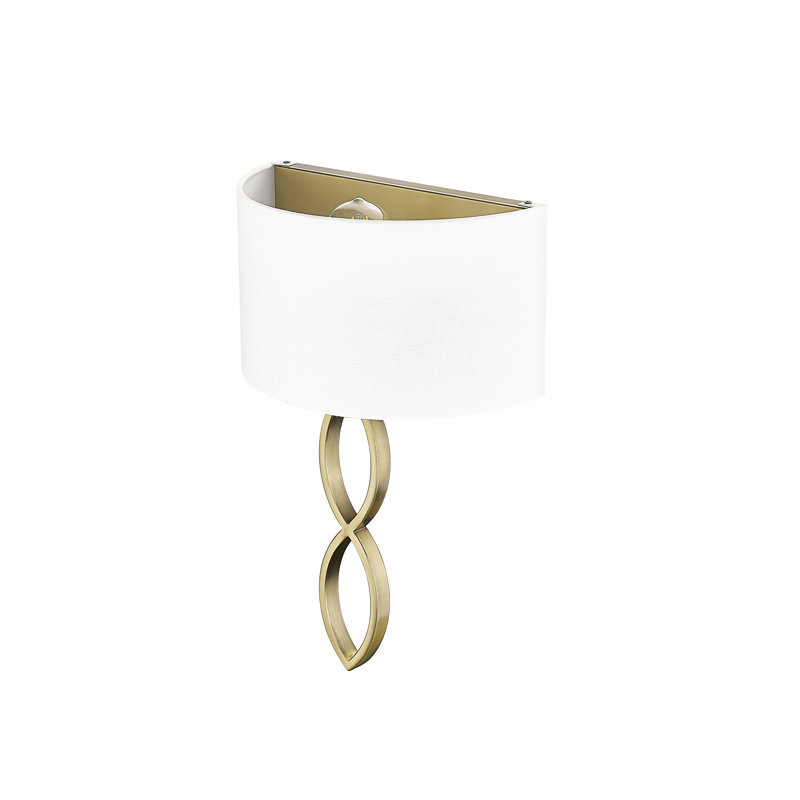 Yohji 18.8" Tall Steel Flush Mounted Sconce, Vintage Bronze