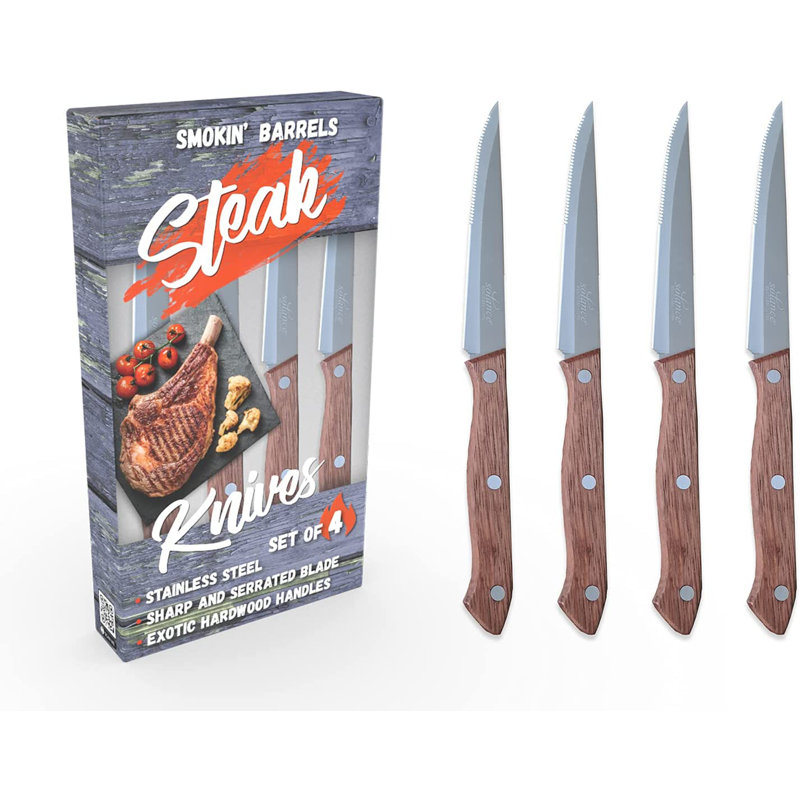 Solance 4 Piece Stainless Steel Steak Knife Set