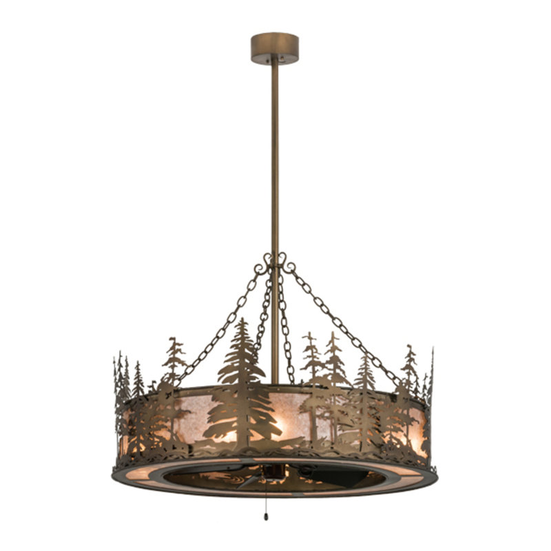 Tall Pines Downrod Ceiling Fan