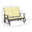Banc oscillant pour 2 personnes, causeuse de patio-1393740579