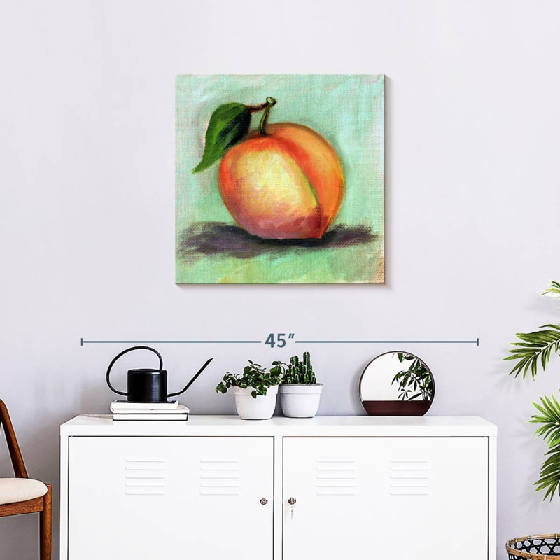 Peach, 24" H x 24" W